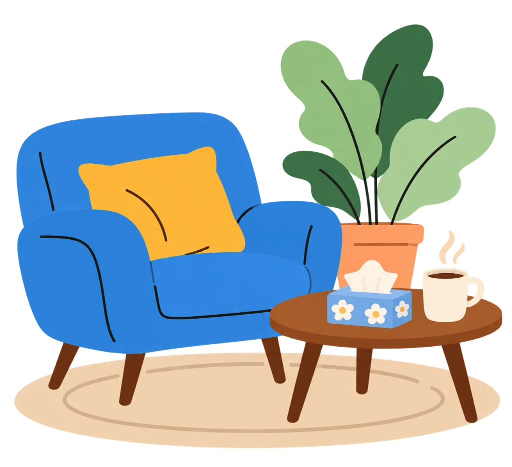 In-person studio sofa